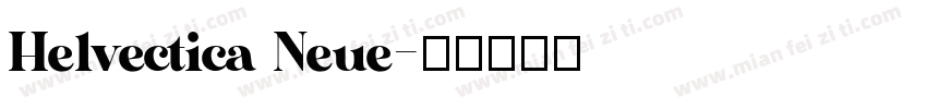 Helvectica Neue字体转换